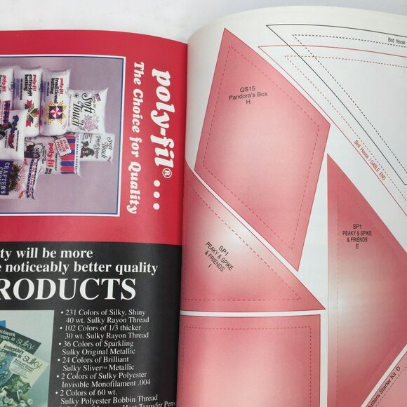 Vintage 1997 Decorating With Theme Quilts Book Sharlene Jorgenson Pattern Design - Picture 9 of 10